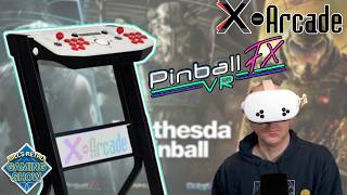 X-Arcade Pinball FX VR Review - Bethesda Pinball Gameplay