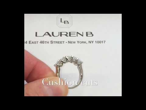 2.10 ctw Cushion Diamond Wedding Anniversary Ring