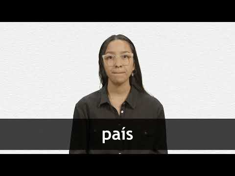 How to pronounce PAÍS in Latin American Spanish