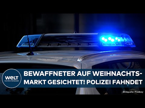 Video Thumbnail: SCHRECK IN DUDERSTADT: Mann mit Langwaffe gesichtet! Weihnachtsmarkt muss geräumt werden