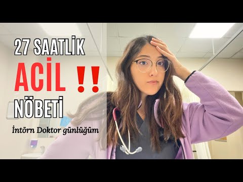 DOKTOR NÖBET VLOG |Acil Serviste yaşananlar 🧑‍⚕️
