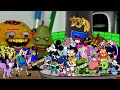 FNF Sliced But Everyone Sings It Different Characters Sing It VS Corrupted Annoying Orange