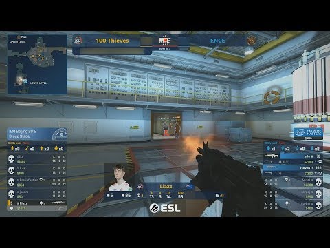 EPIC 1v4 CLUTCH!! - 100 Thieves vs ENCE - IEM Beijing 2019 - CS:GO