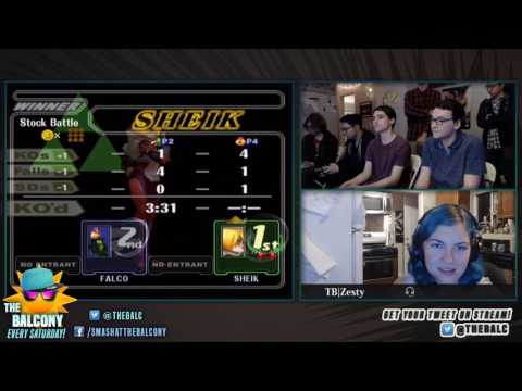 Melee @ the Balcony 83 - Winners Quarters ft. Captain Faceroll (Sheik) VS Pajama Sam (Falco)