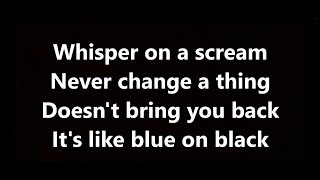 five finger death punch - blue on black (lyrics)