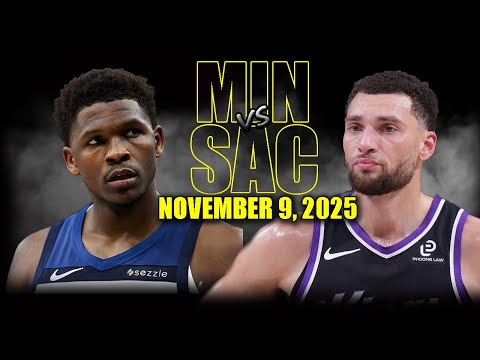 Minnesota Timberwolves vs Sacramento Kings Full Game Highlights - November 9, 2025 | NBA Season