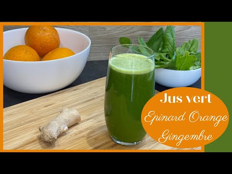 Recette smoothie épinard
