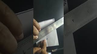 Draw an equilateral triangle, without using compass and protractor