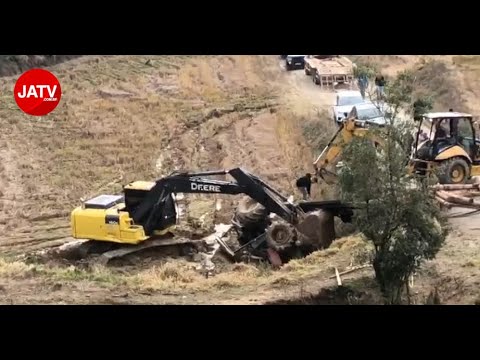 Morador grava vídeo no local de acidente que matou riocampense em Mirim Doce
