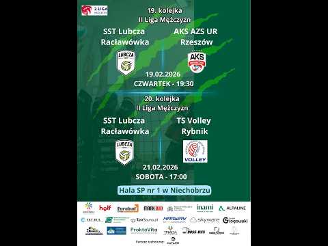 🏐 SST Lubcza Racławówka - AKS AZS UR Rzeszów