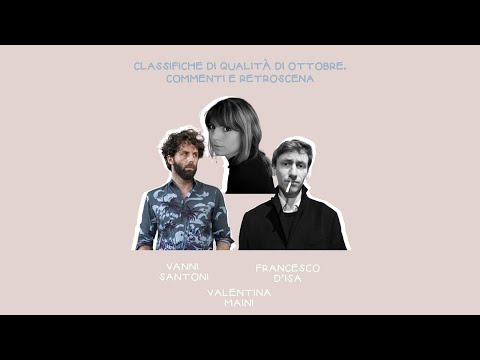 decamerette: 21/10 ore 21 - L'Indiscreto: classifiche di qualità con Vanni Santoni e Francesco D'Isa