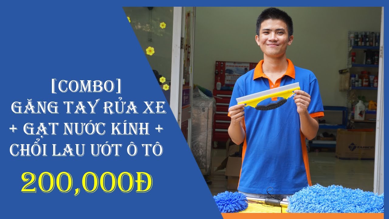 Tay gạt nước kính lưỡi silicon, có tay nắm cao cấp 23
