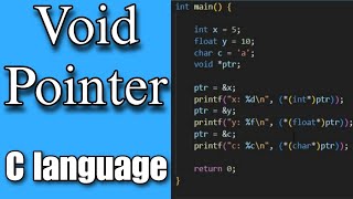 C Programming Tutorial: How to Use Void Pointers