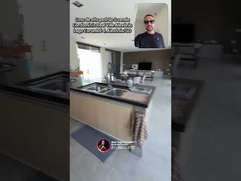 Casa de alto padrão à venda no Condomínio Real Ville Alexânia no Lago Corumbá 4 em Alexânia/GO