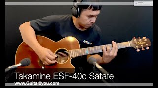 Video thumbnail for takamine ESF-40C Satafe by top acoustic