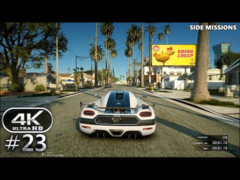 Grand Theft Auto 5 Gameplay Walkthrough Part 23 Side Mission - GTA 5 PC 4K 60FPS (No Commentary)