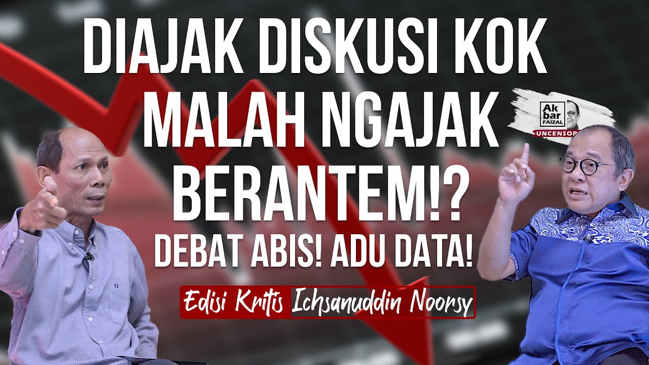 DIAJAK DISKUSI KOK MALAH NGAJAK BERANTEM!? DEBAT ABIS! ADU DATA! | AFU FT. ICHSANUDDIN NOORSY