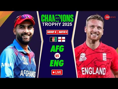 England vs Afghanistan. ICC Champions Trophy 2025.