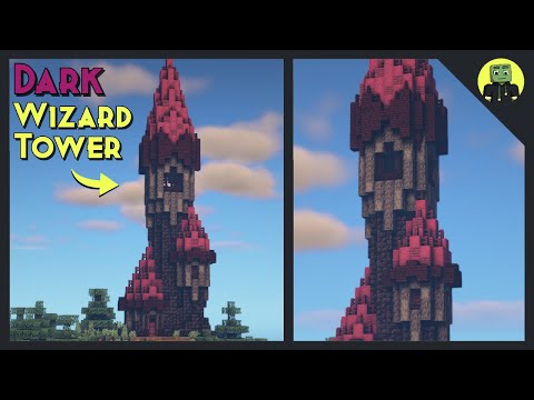 How To Build A Dark Wizard Tower in Minecraft!! [Tutorial 2021]