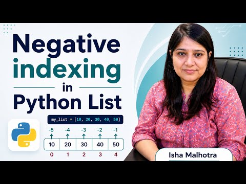 Python Negative Indexing Explained Simply Last Element Trick Python For Data Analyst