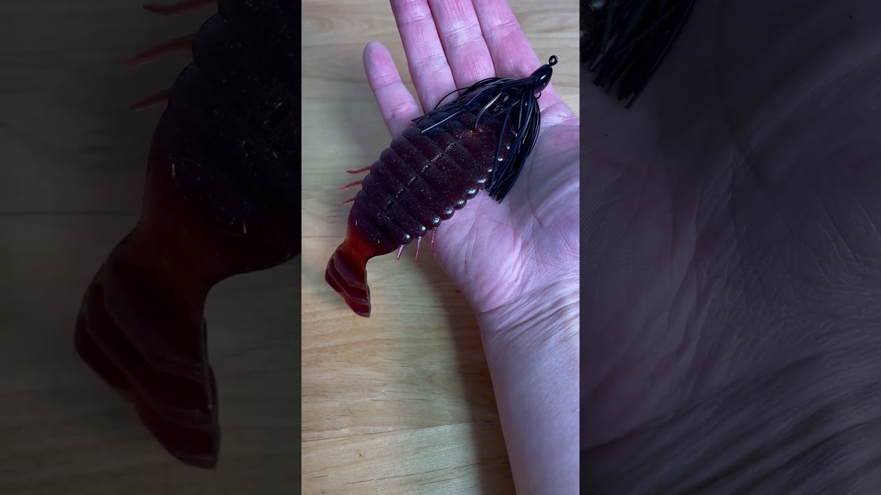 【野池では？】ブルフラット5.8のラバージグ