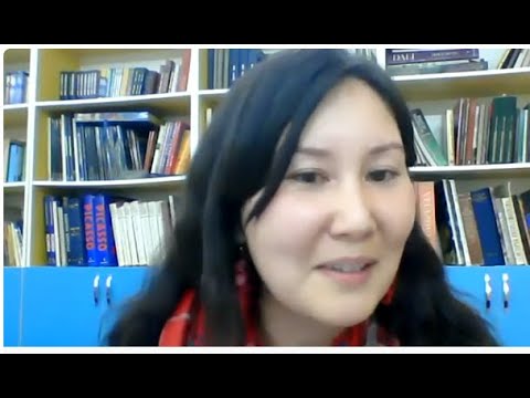 Dr. Altynai Kudaibergenova, Museu Nacional de Belas Artes, República do Quirguistão em Talk Show Informal.