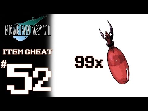 Final Fantasy VII Platinum Trophy Gameplay Walkthrough Part 52 - W-Item Cheat