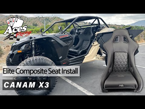 How to Install Aces Racing Elite Carbon Fiber Seats in Your Can-Am X3  - Step-by-Step Guide