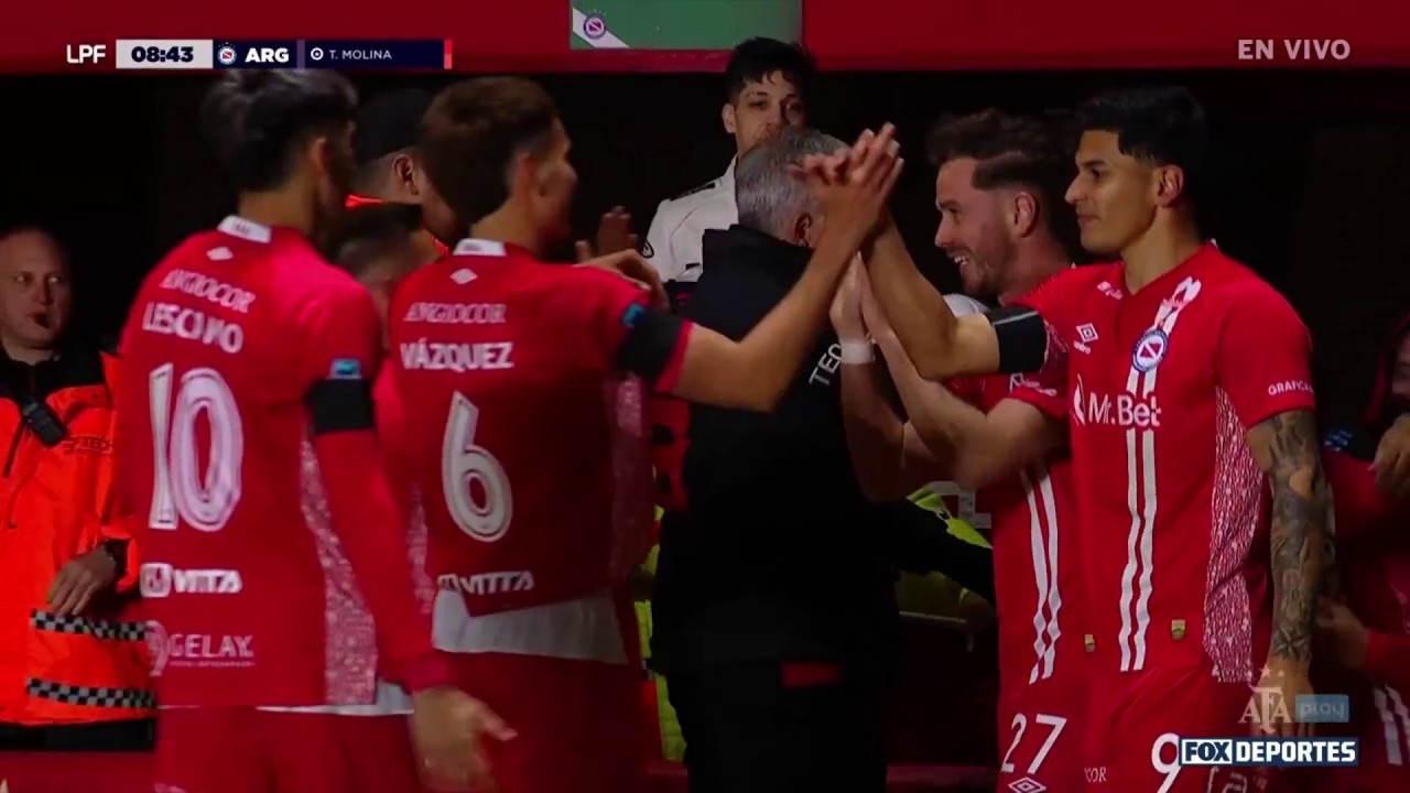 💪 GOL Tomás Molina | Argentinos Juniors 1-0 Racing Club | Liga Argentina
