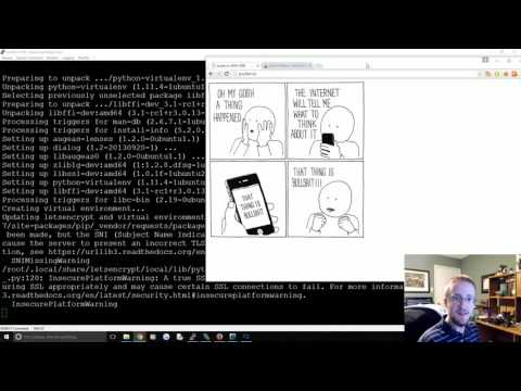 SSL for HTTPS with Apache server Flask web development with Python 35
