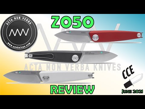 Review the CZECH Made: ANV Z050 - A Double Detent Slip Joint from Heaven? Brand name: Acta Non Verba