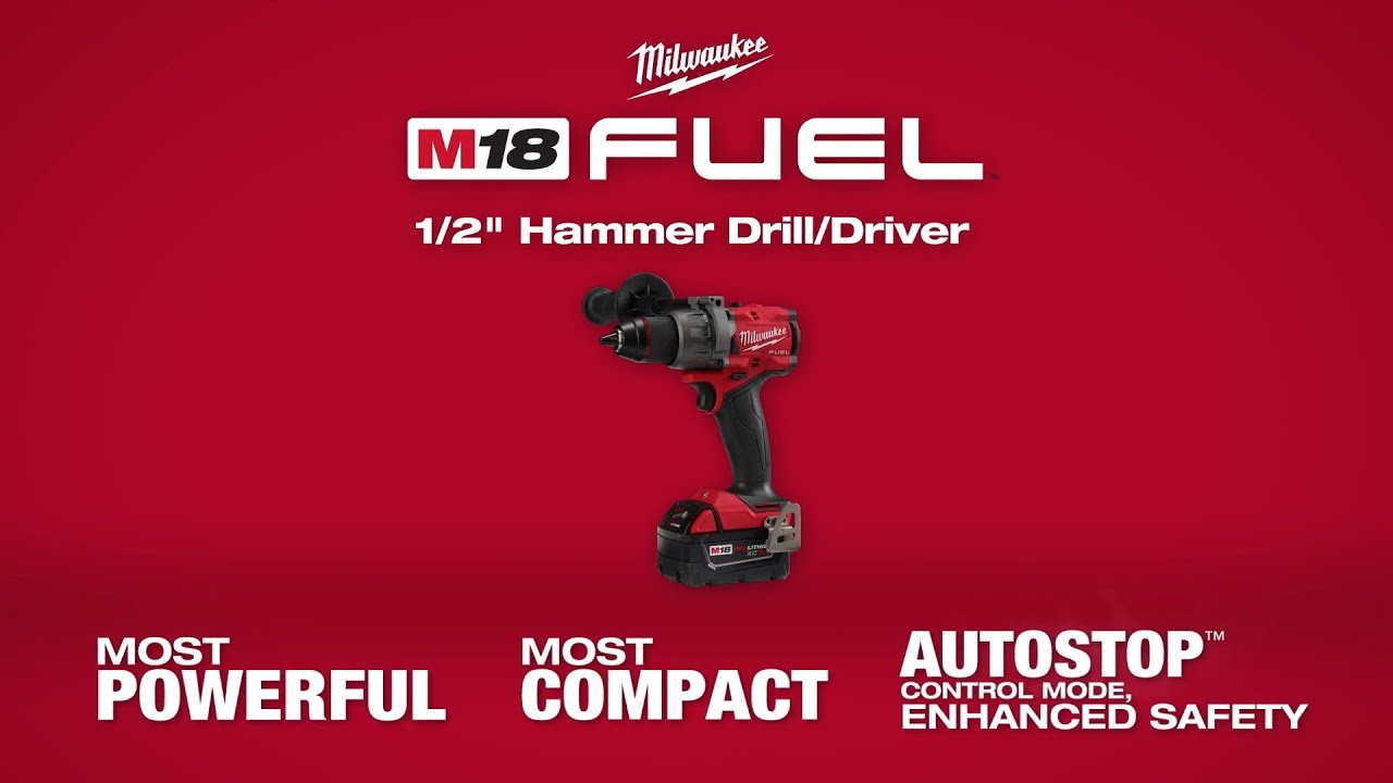 Milwaukee M18 FUEL 1/2" Hammer Drill/Driver