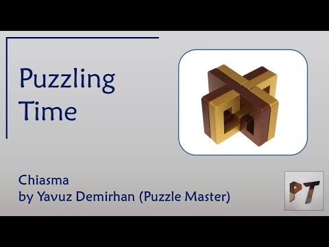 Chiasma by Yavuz Demirhan Metal Burr (Puzzle Master level 10) REVIEW