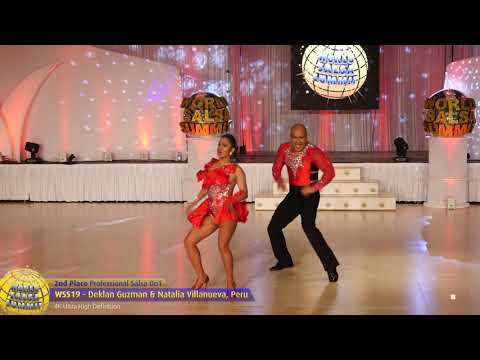WSS19 - Deklan Guzman & Natalia Villanueva Pro Salsa On1 2nd Place