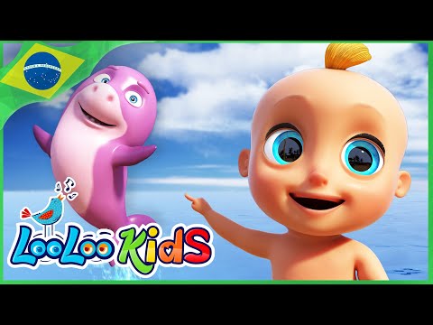 Bebê Tubarão (Baby Shark) - Música Infantil | LooLoo Kids Português