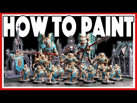Ossiarch Bonereapers for Warhammer AOS - Beginner Painting Tutorial
