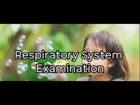 Paediatrics Short Case - Respiratory System Examination - Clinical Exam Revision