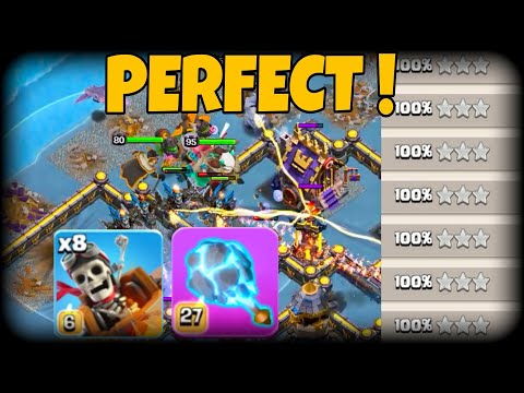 Every day Perfect in legend league small changes easy attack for th 18 & 17 in clash of clans 