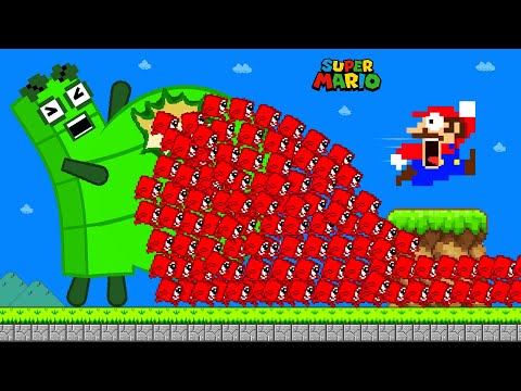 Finish the pattern? | Full Episodes - Numbers Four Pregnant March Madness in Mario Maze | Fun math