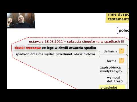 Prawo spadkowe - cz 7 - treść testamentu i formy testamentu