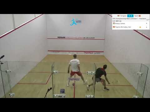 Farkas Balazs - Iker Pajares Bernabeu - ESF European Team Squash Championships 2023