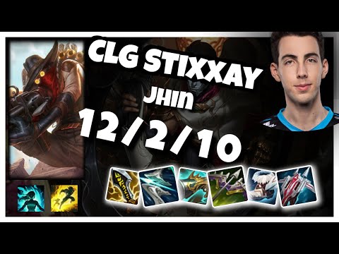 Jhin vs Ashe CLG Stixxay BOT (12/2/10) - v10.25