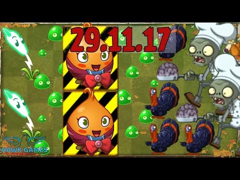 Fall Food Fight 🦃 Piñata Party [November 29, 2017] 🌻 Plants vs Zombies 2
