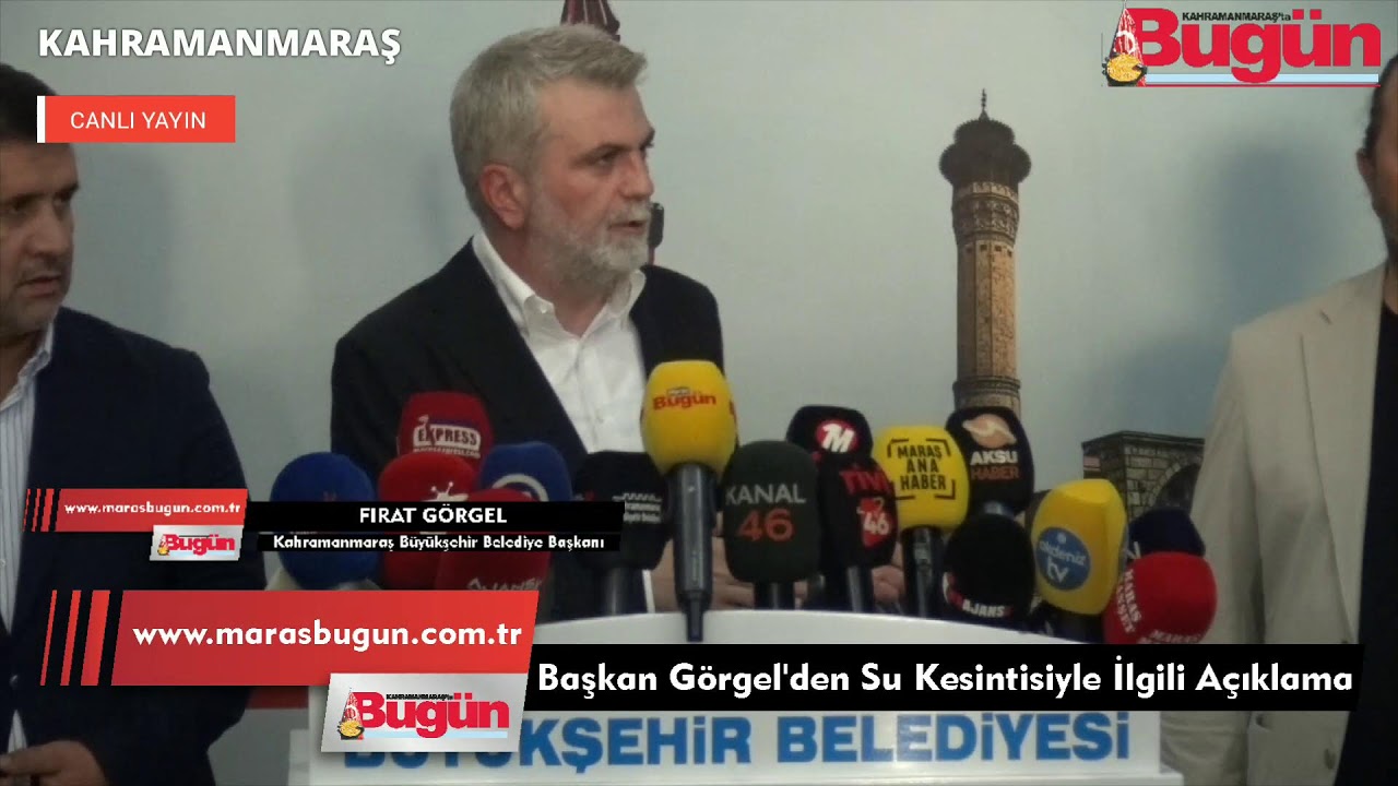 Başkan Görgel'den su kesintisiyle ilgili açıklama
