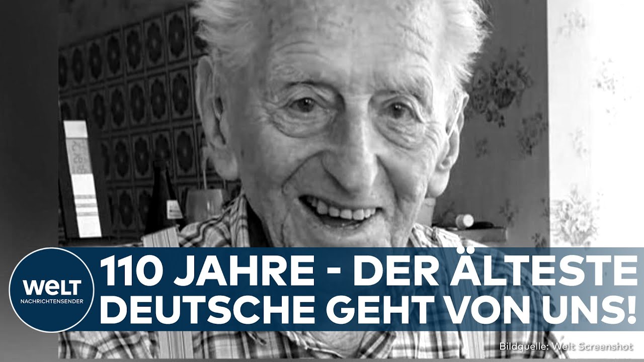 DEUTSCHLAND: Ältester Mann gestorben – Karl Haidle mit 110 Jahren in Kernen im Remstal verstorben!