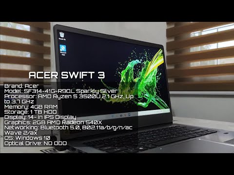 Acer Swift 3 Ryzen 5 Unboxing