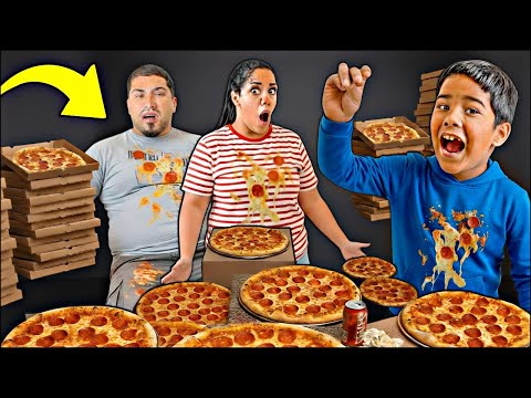 The Trench Family - 24-HOUR PIZZA CHALLENGE! LAST TO STOP WINS $1000