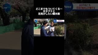 #ニュース#福井アナ#変質者#放送事故#壺浅アナ#桜#花見