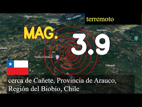 Terremoto cerca de Cañete, Provincia de Arauco, Región del Biobío, Chile actualizaciones en vivo ho