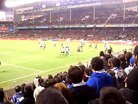 Gol de Abel Aguilar (Athletic 1-1 Deportivo de la Coruña. 25 nov 2012)